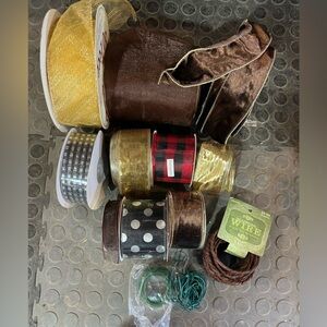 Assorted Craft Ribbon and Wire Set